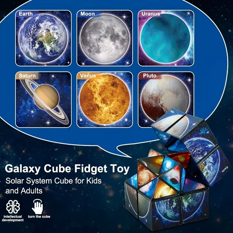Star Sky Infinity Cube Fidget Toy – 2-in-1 Puzzle
