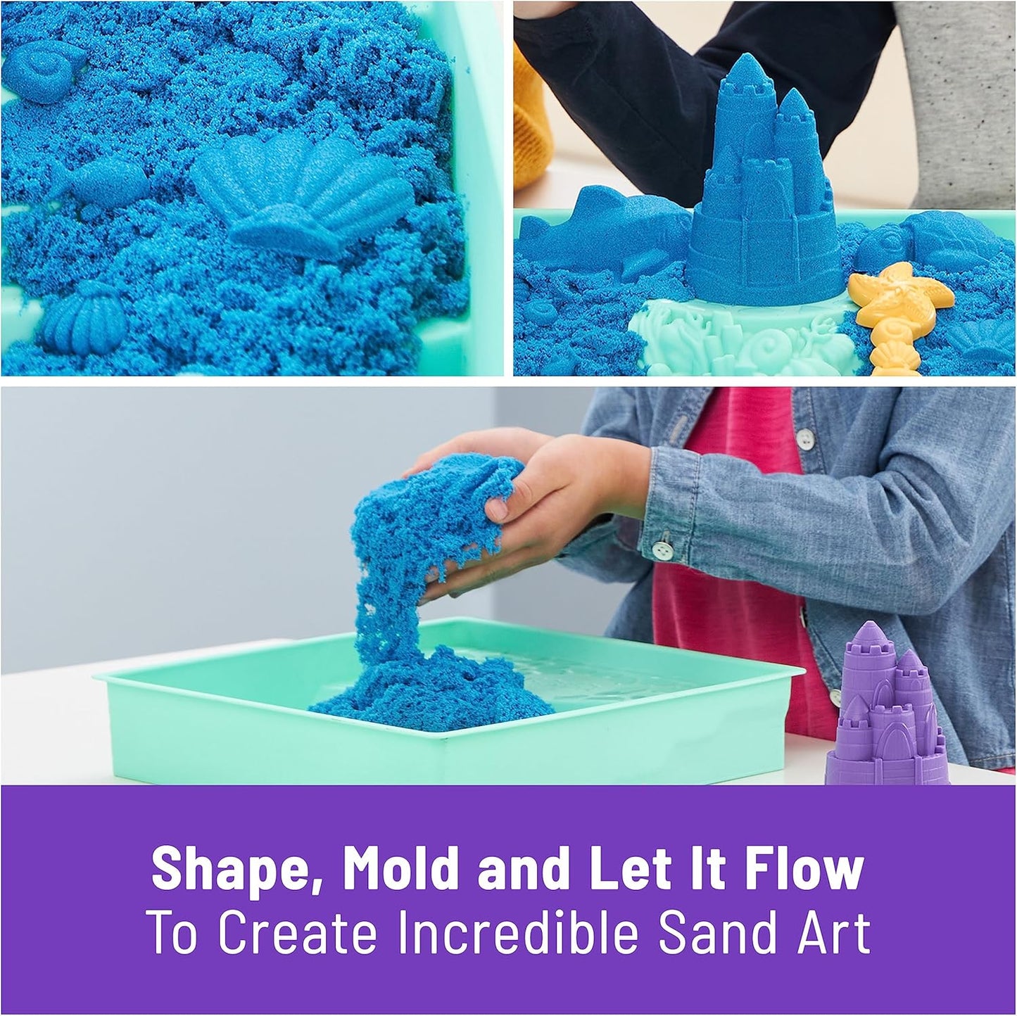 Kinetic Sand Sandbox Set