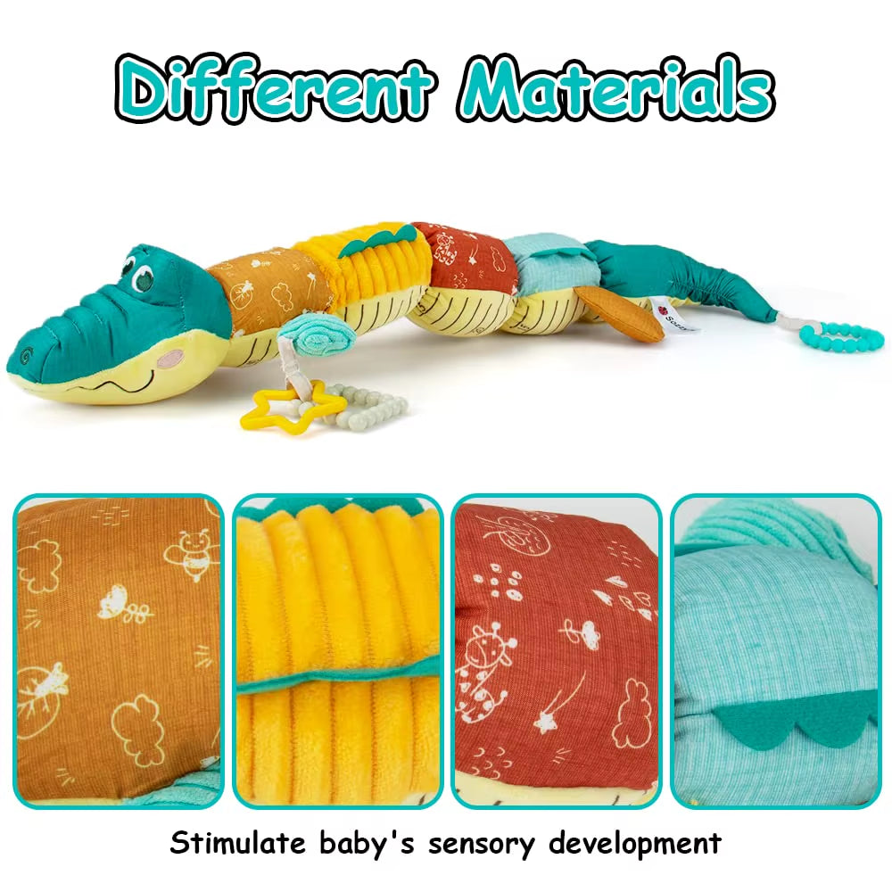 Multi-Sensory Crocodile Plush Toy