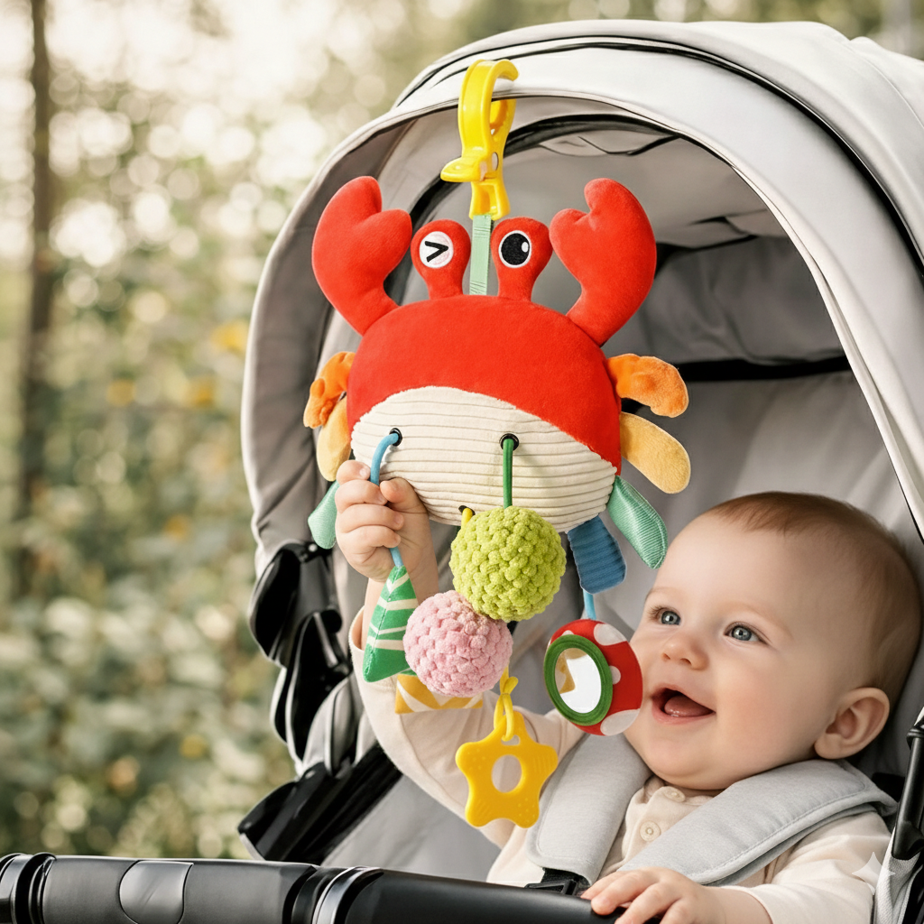 Clip-On Sensory Toy - Baby Activity Play Clip