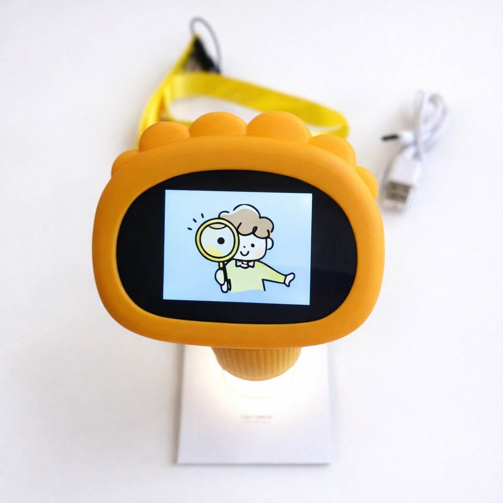 Kids Digital Microscope with Screen – 1000x Zoom, Camera & LED Light