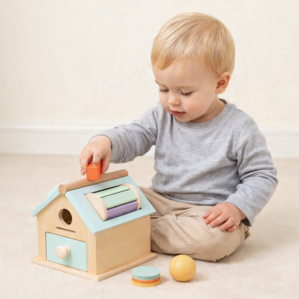 Montessori Shape Sorting Toy House