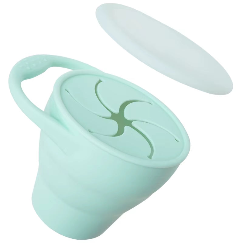 Silicone Snack Cup – Portable Spill-Resistant Food Container