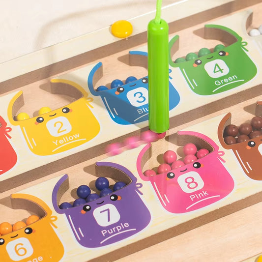 Magnetic Color Sorting Maze Toy