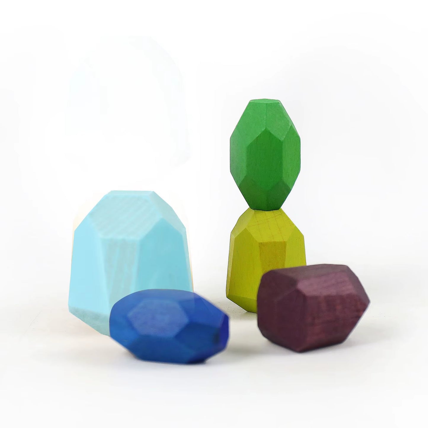 Montessori Wooden Balancing Stones