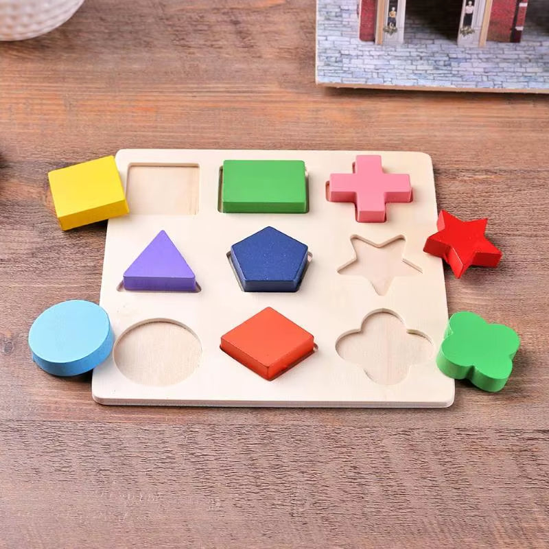 Montessori Geometric Puzzle Toy – Early Learning for Toddlers