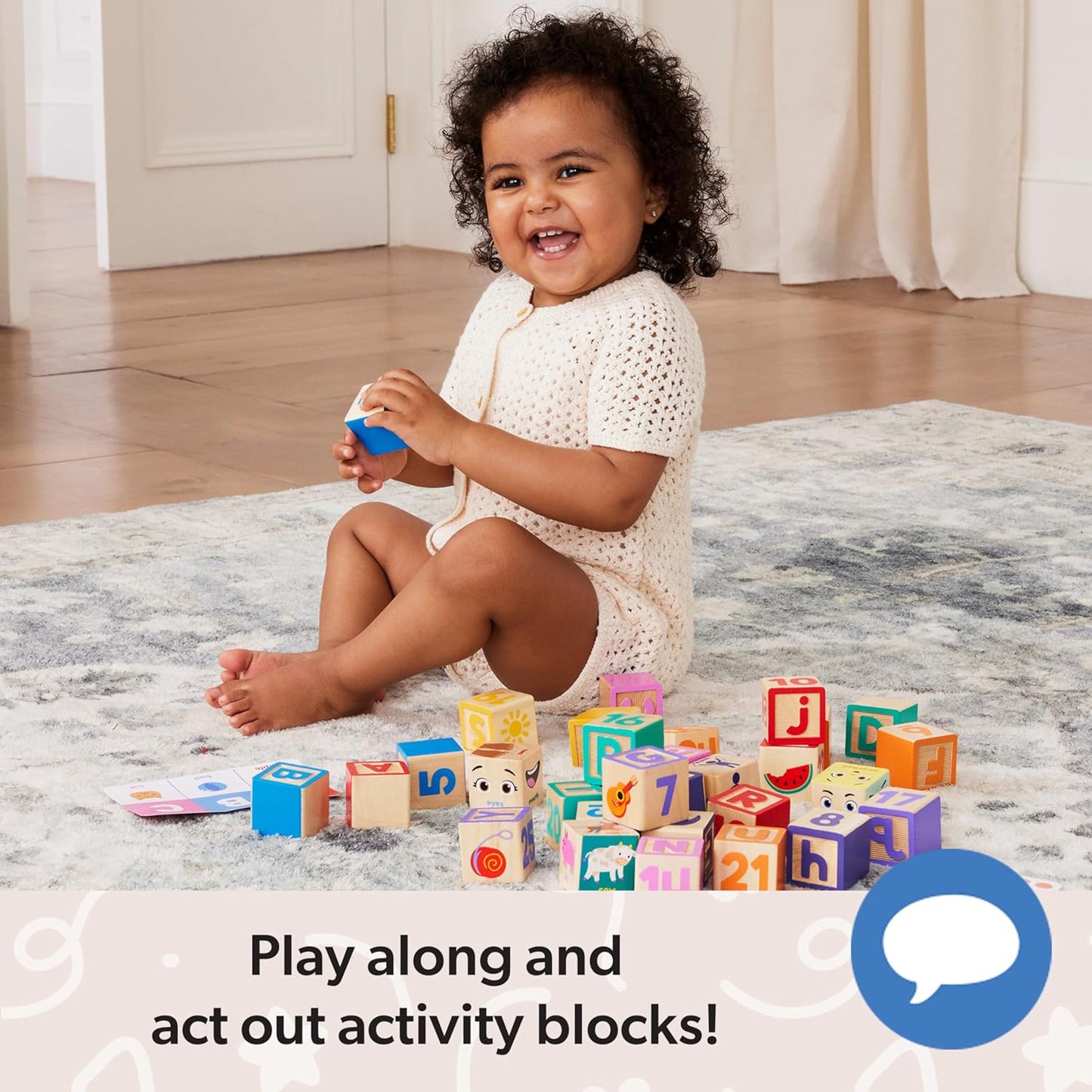 Ms. Rachel - Wooden Learning Blocks with Activity Cards