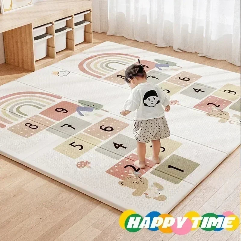 Non-Toxic Foldable Baby Play Mat – Educational Activity Floor Mat