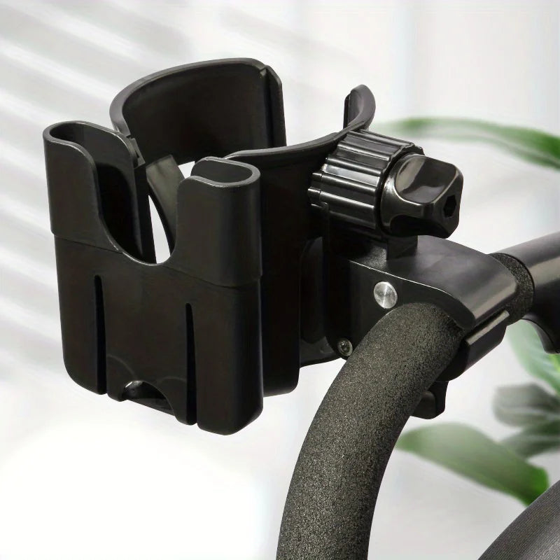 2-In-1 Universal Stroller Water Cup Holder with Phone Holder