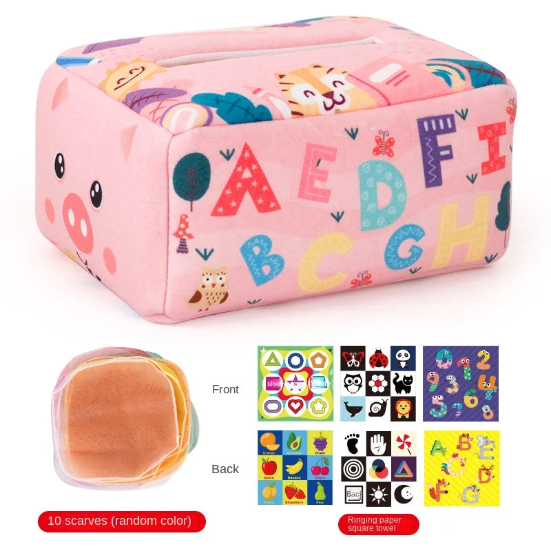Montessori Sensory Tissue Box Toy