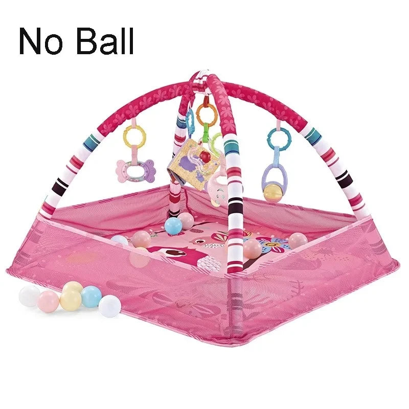 Baby Activity Play Gym & Tummy Time Mat – Newborn Play Mat with Toys (0–36 Months)