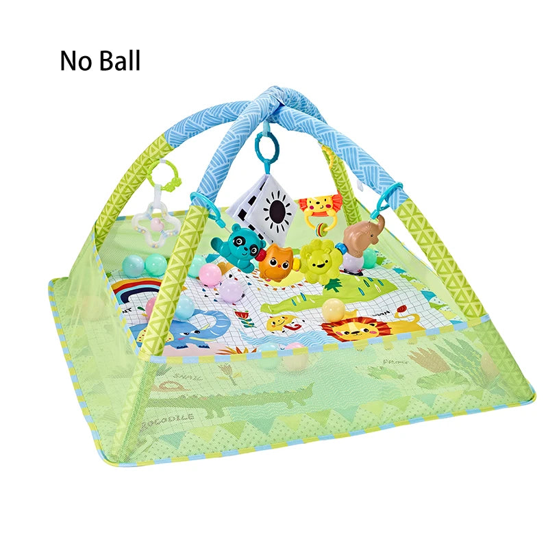 Baby Activity Play Gym & Tummy Time Mat – Newborn Play Mat with Toys (0–36 Months)