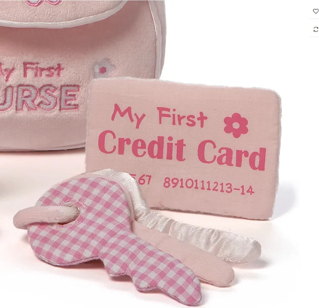 GUND - My First Purse 5-Piece Plush Playset