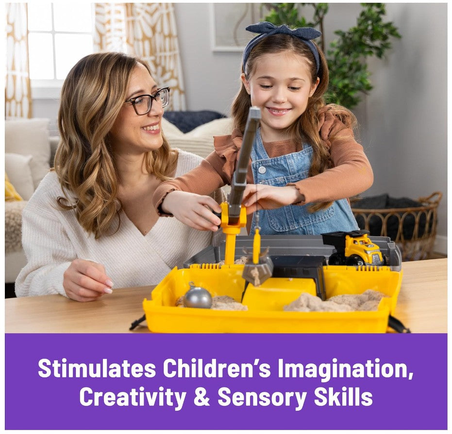 Kinetic Sand - Construction Site Folding Sandbox