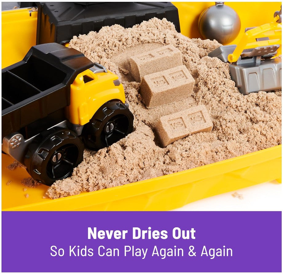 Kinetic Sand - Construction Site Folding Sandbox