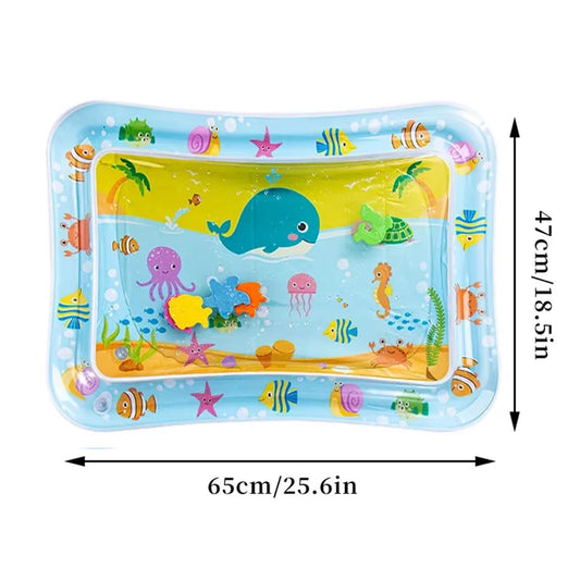 Baby Inflatable Water Mat – Tummy Time Activity Toy