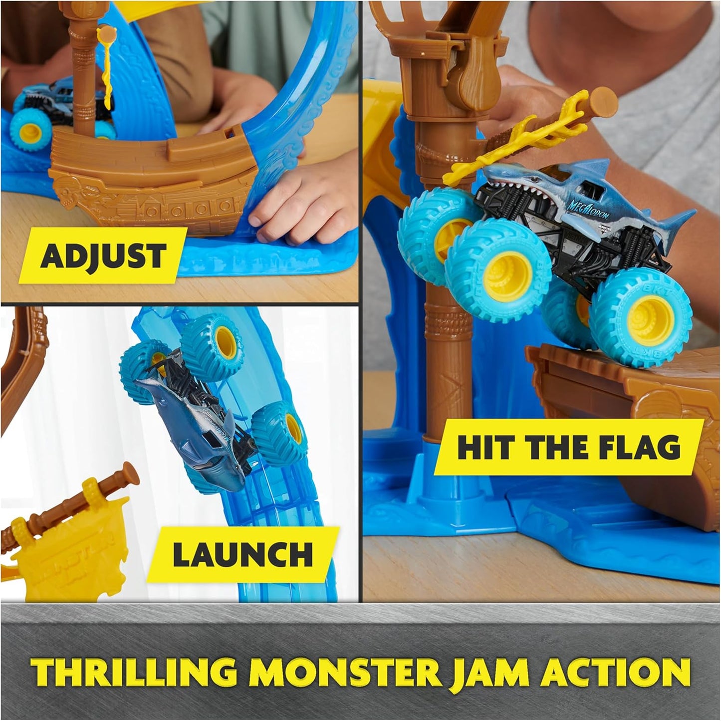Monster Jam - Megalodon Loop of Doom Stunt Playset