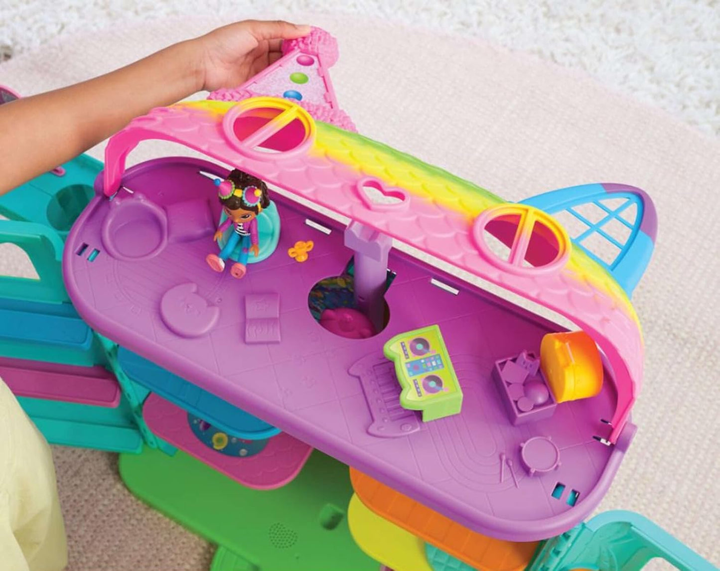 Gabby’s Dollhouse - Purrfect Dollhouse in Rainbow Playset