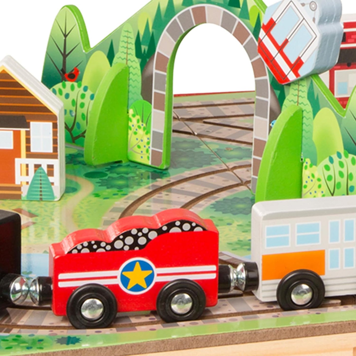 Melissa & Doug - Take-Along Railroad Toy
