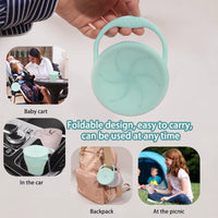 Silicone Snack Cup – Portable Spill-Resistant Food Container
