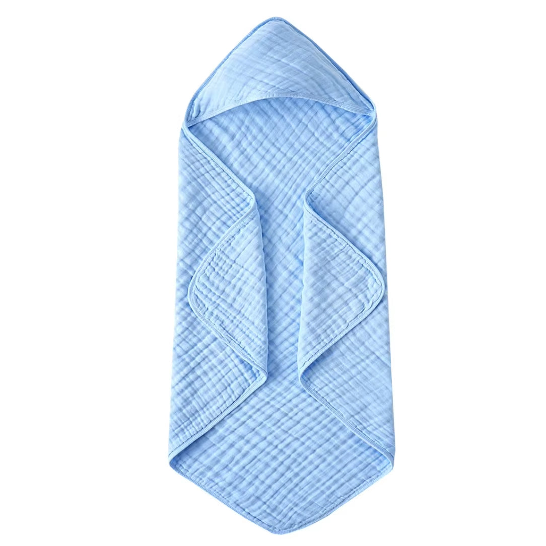 Muslin Hooded Baby Towels – 100% Cotton Ultra-Soft & Absorbent
