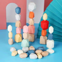 Montessori Wooden Balancing Stones