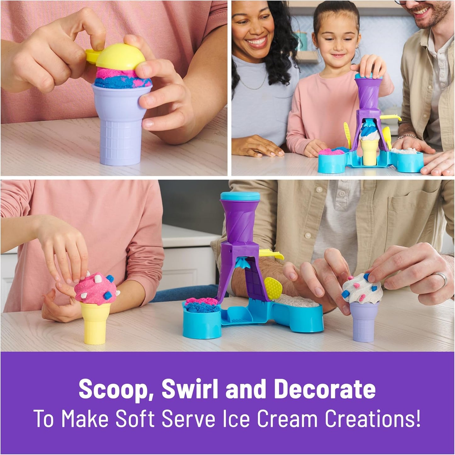 Kinetic Sand - Soft Serve Station 