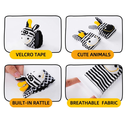 Baby Wrist Rattles Socks 