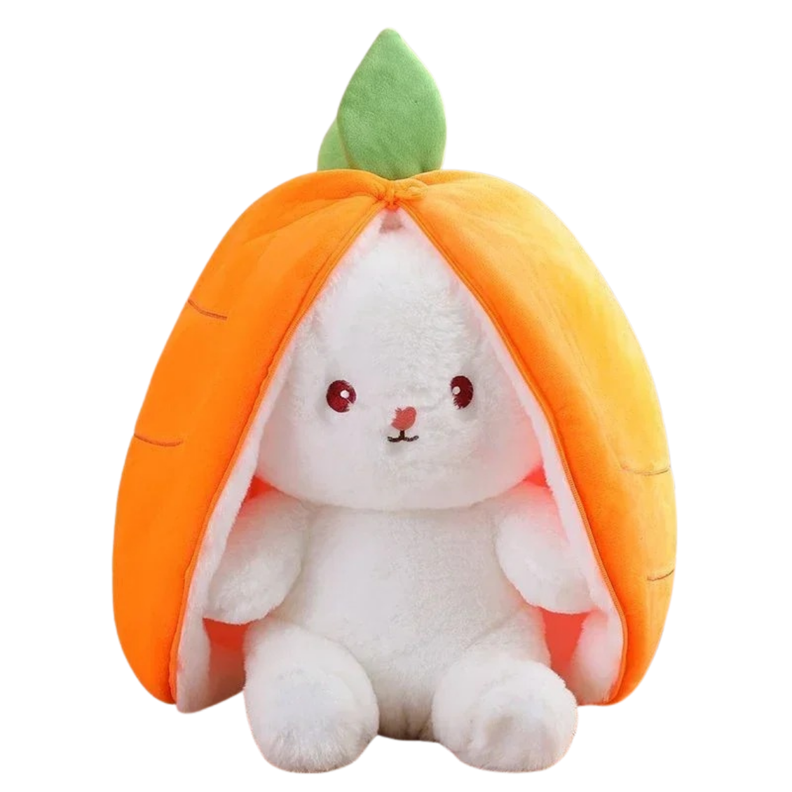 Peek-A-Boo Bunny Plush | Strawberry & Carrot