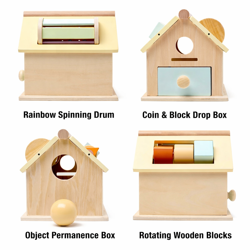 Montessori Shape Sorting Toy House
