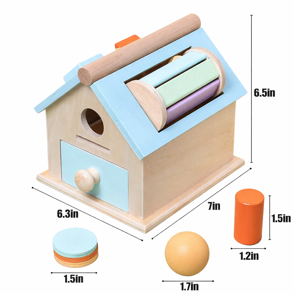 Montessori Shape Sorting Toy House