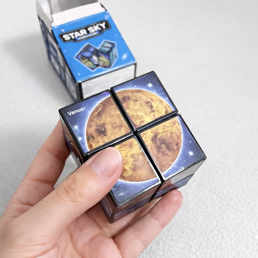 Star Sky Infinity Cube Fidget Toy – 2-in-1 Puzzle