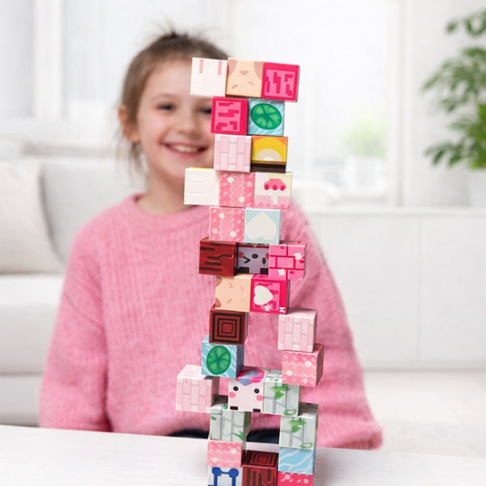 Magnetic Cube Building Toy – Blossom 