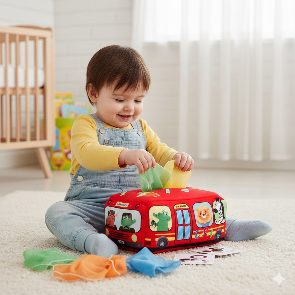 Montessori Sensory Tissue Box Toy