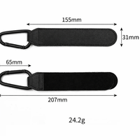 2-Piece PU Leather Baby Stroller Hooks 