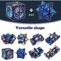 Star Sky Infinity Cube Fidget Toy – 2-in-1 Puzzle