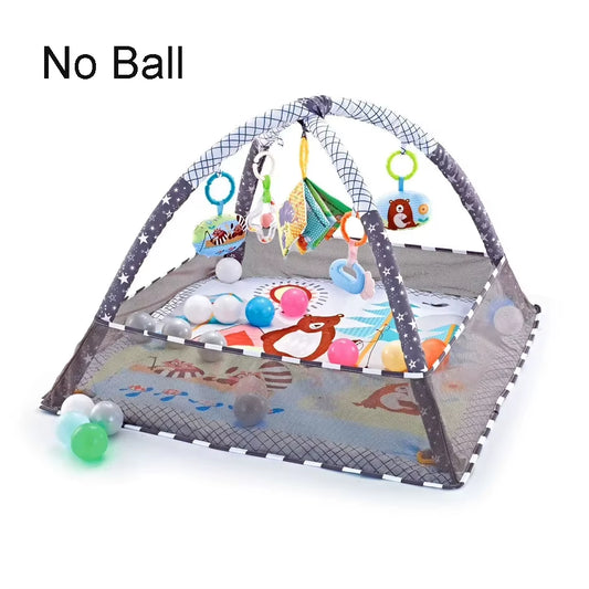 Baby Activity Play Gym & Tummy Time Mat – Newborn Play Mat with Toys (0–36 Months)