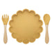 3-Piece Baby Tableware Set – Silicone Bowl, Spoon & Fork