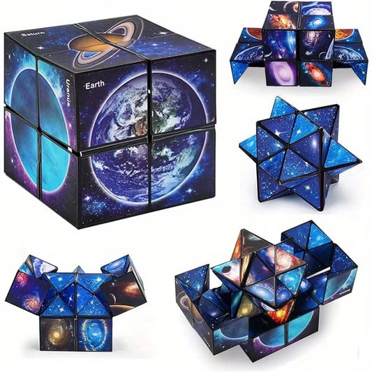 Star Sky Infinity Cube Fidget Toy – 2-in-1 Puzzle