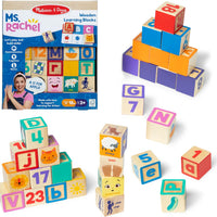 Ms. Rachel - Wooden Learning Blocks with Activity Cards