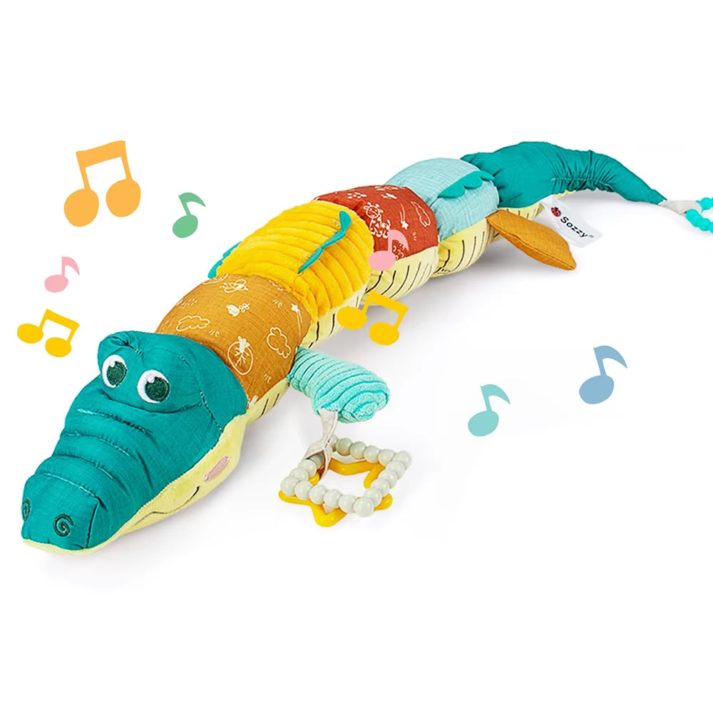 Multi-Sensory Crocodile Plush Toy