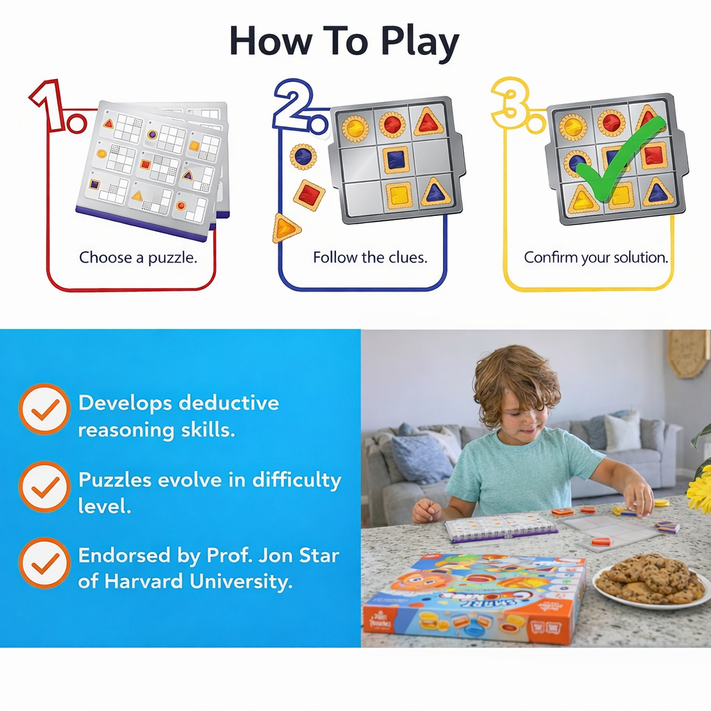 FoxMind Games - Smart Cookies Logic Puzzle Game