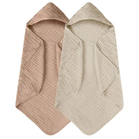 Muslin Hooded Baby Towels – 100% Cotton Ultra-Soft & Absorbent