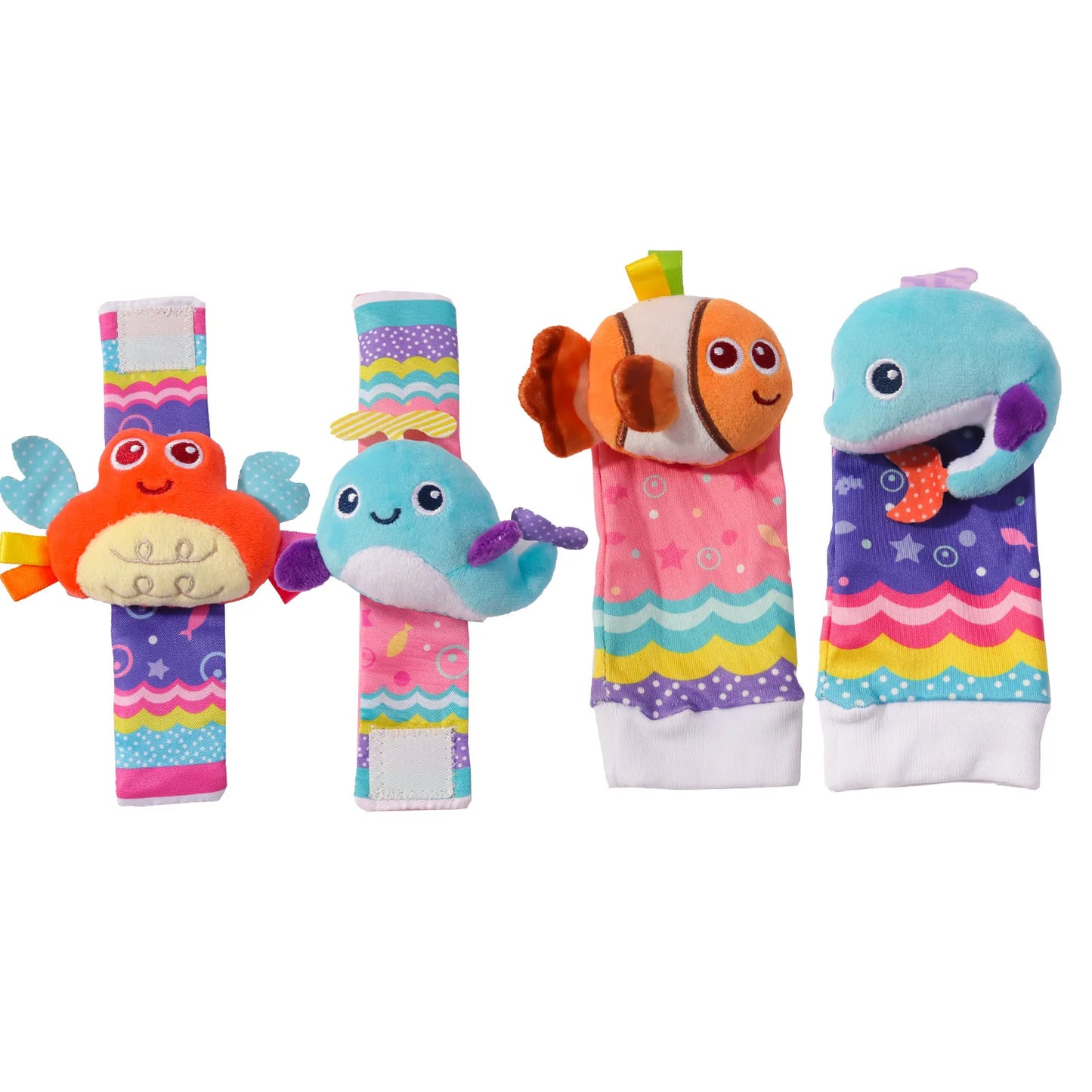 Baby Wrist Rattles Socks 