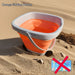 Beach Sand & Water Play Set for Kids – Folding Bucket & Sandbox Accessories