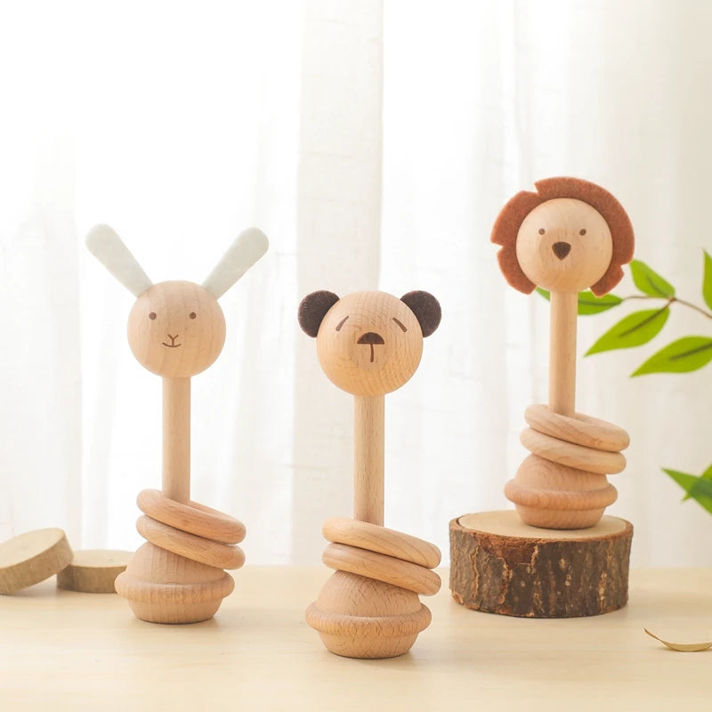 Montessori Wood Rattle 