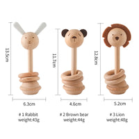 Montessori Wood Rattle 