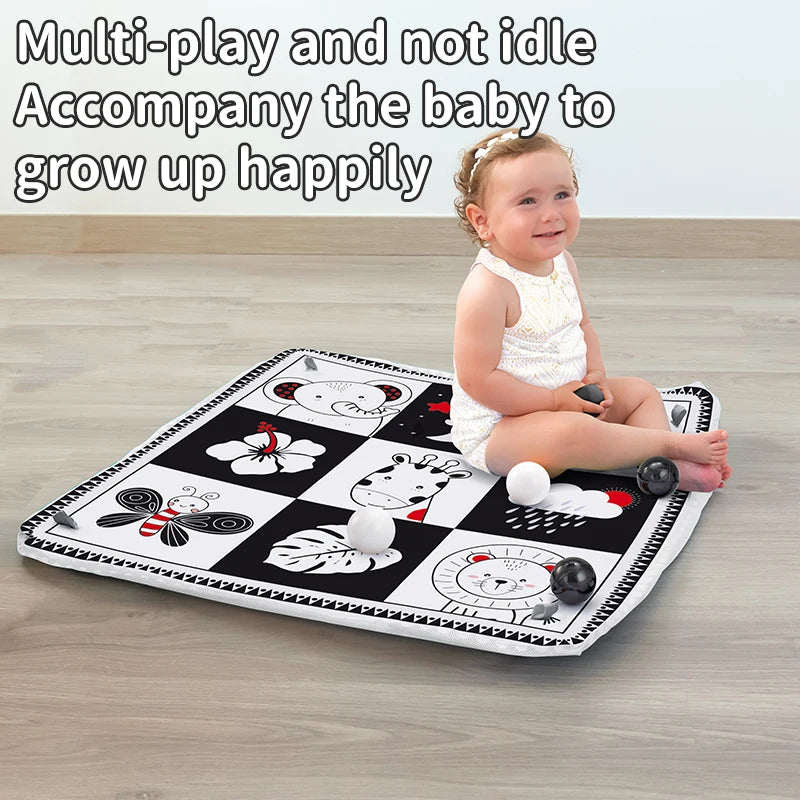 Baby Activity Play Gym & Tummy Time Mat – Newborn Play Mat with Toys (0–36 Months)