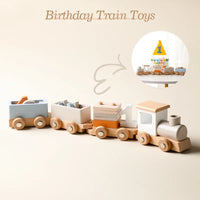 Montessori Wooden Train Toy Set