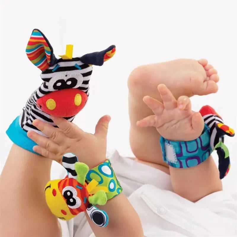 Baby Wrist Rattles Socks 